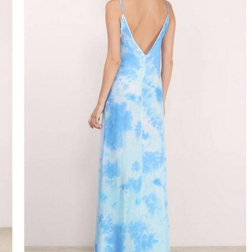COPY - Blue Skies Tie Dye Maxi Dress - Picture 3 of 5